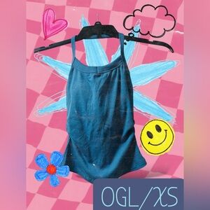 OGL Blue Halter Top NWT x-small